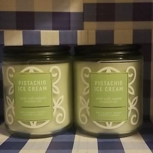 Bath and Body Works candles Pistachio Ice …